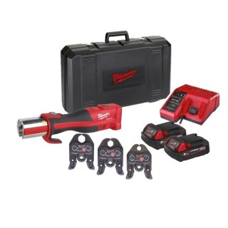 ZACISKARKA AKUMULATOROWA M18BLHPT-202C 2*2.0AH + SZCZĘKI MILWAUKEE