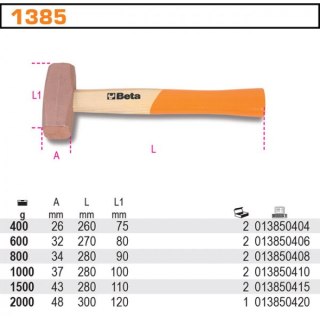 MŁOTEK MIEDZIANY 600G BETA
