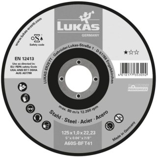 TARCZA PŁASKA T1A 115*2.5*22 A24R-BF BEST LIFE ROTTLUFF