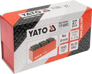 ZNACZNIKI LIERY 27CZĘŚCI 8MM YATO