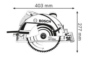 PILARKA TARCZOWA GKS 235 TURBO 85 MM 2050W BOSCH