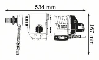 WIERTNICA DIAMENTOWA GDB 350 WE BOSCH