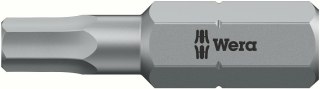 BIT SZEŚCIOKĄTNY 7,0 X 25 MM HEX-PLUS WZMOCNIONY TYP 840/1 Z WERA