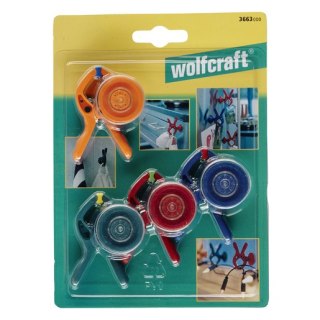 MINI ŚCISK SPRĘŻYNOWY 20MM Z PRZYSSAWKĄ, 4SZT. WOLFCRAFT
