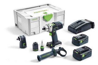 WIERTARKO-WKRĘTARKA AKUMULATOROWA UDAROWA PDC 18/4 LI 5,2-SE FESTOOL