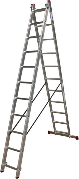 DRABINA ALUMINIOWA 2-ELEMENTOWA CORDA 2*11 SZCZEBLI KRAUSE