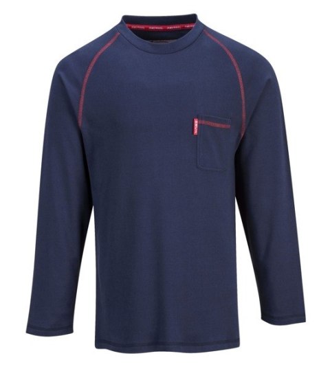 BLUZA TRUDNOPALNA BIZFLAME FR01 GRANATOWA ROZMIAR L PORTWEST