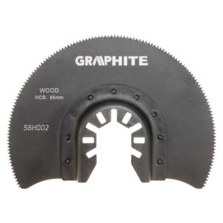 TARCZA PÓŁOKRĄGŁA HCS DO DREWNA 85MM GRAPHITE