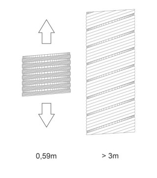 RURA ALUMINIOWA FLEX 75MM AIR ROXY
