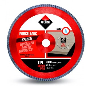 TARCZA DIAMENTOWA DO UKOSOWANIA TPI 200 SUPERPRO RUBI