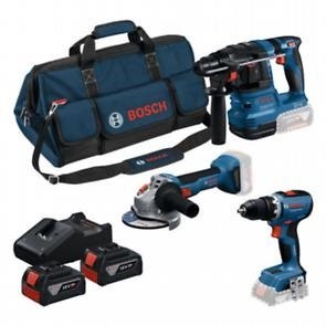 ZESTAW COMBI 18V GSR+GWS+GBH 2*4.0AH BOSCH
