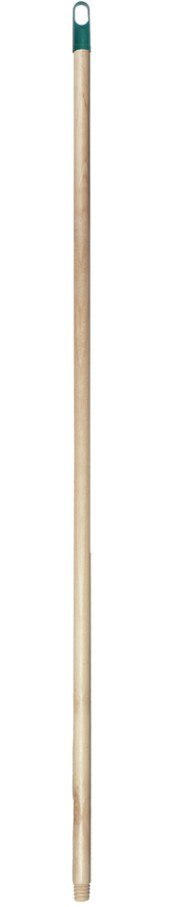KIJ GWINTOWANY DREWNIANY 120CM KOŃCÓWKA CZARNA UN