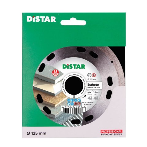 TARCZA DIAMENTOWA ESTHETE 125*1,1*8*22,23 DISTAR