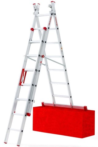 DRABINA TRZYELEMENTOWA 3X8 SZCZEBLI AK250.3SC - F. SCHODOWA FARAONE