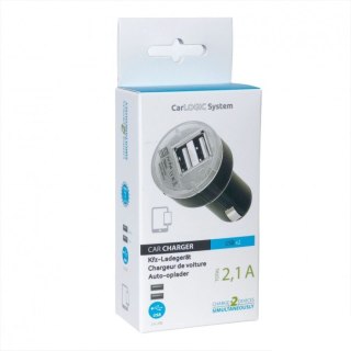 ŁADOWARKA SAMOCHODOWA 12V 2*USB A 2.1A DLG