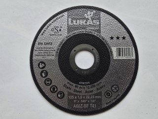 TARCZA PŁASKA T1A 125*1.0*22,23 A60Z-BF STEEL ROTTLUFF