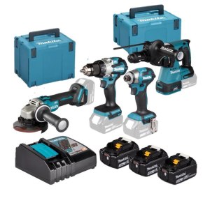 ZESTAW COMBO 18V LXT DGA504+DDF489+DTD173 3*5.0AH MAKITA