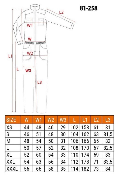 KOMBINEZON ROBOCZY HD SLIM ROZMIAR L NEO