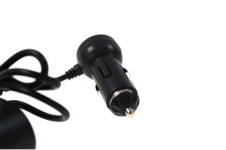 ROZDZIELACZ GNIAZDA ZAPALNICZKI 2*12/24V + 2*USB 2.1/1A 120W DLG