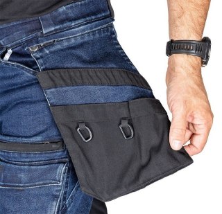 SPODNIE ROBOCZE DENIM WZMOCNIENIA CORDURA, GRANATOWE, ROZ. S NEO