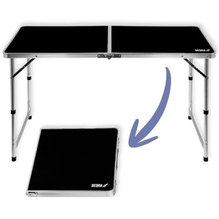 STÓŁ CAMPING SKŁADANY + 4 STOŁKI 120*60*54CM DEDRA