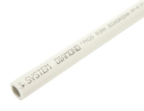 RURA PP-R JEDNORODNA 4M, PN20, 20*3.4 MM - SZT. DIAMOND