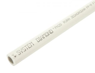 RURA PP-R JEDNORODNA 4M, PN20, 25*4.2 MM - SZT. DIAMOND
