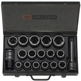 ZESTAW NASADEK UDAROWYCH 3/4'', 19-42MM FACOM