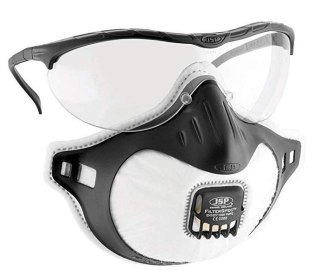 JSP OKULARY OCHRONNE + FILTERSPEC FMP2 PRZEŹROCZYSTE JSP