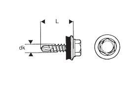 WKRĘT SAMOWIERTNY 4.8*20MM RAL 9002 ETANCO