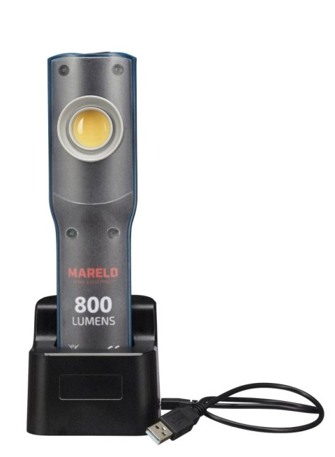 LAMPKA WARSZTATOWA LED 10W LI-ION+ZASILACZ ILLUMINE 8 MARELD