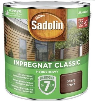 SADOLIN IMPREGNAT CLASSIC HYBRYDOWY 7 LAT ORZECH CIEMNY 4.5L SADOLIN