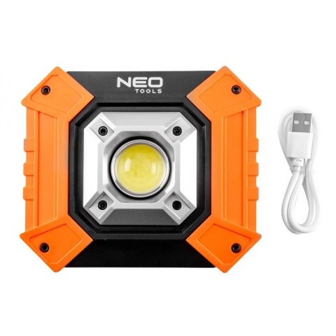 NAŚWIETLACZ 750 LM COB, ZASILANIE 3XAA NEO