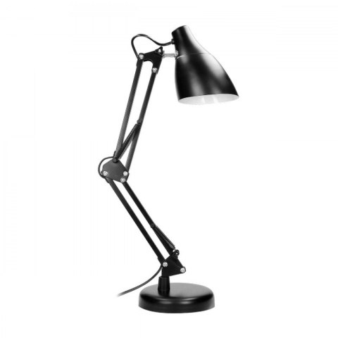 LAMPA BIURKOWA DIAN 60W E27 STAL, CZARNA VIRONE