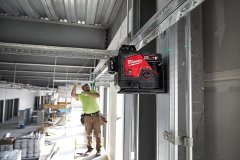 LASER ZIELONY TRÓJPŁASZCZYZNOWY M12 3PL-401C MILWAUKEE