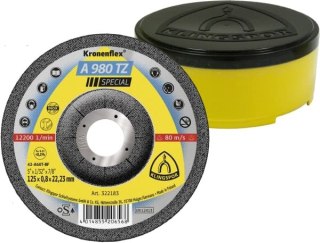 TARCZA WYPUKŁA A980 TZ 125*0.8*22 322183 KLINGSPOR