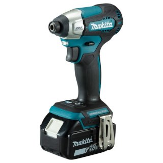 ZAKRĘTARKA UDAROWA AKUMULATOROWA 1/4'' 140NM 18V 2*3.0AH MAKITA