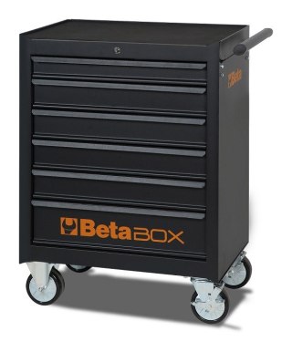 WÓZEK NARZĘDZIOWY Z 6 SZUFLADAMI CZARNY C04BOX BETA