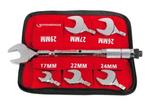 KLUCZ DYNAMOMETRYCZNY + NAKŁADKI ROTHENBERGER