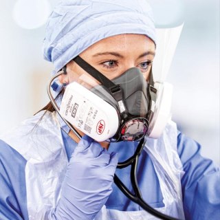JSP PÓŁMASKA FORCE8 Z FILTRAMI PRESSTOCHECK P3 JSP