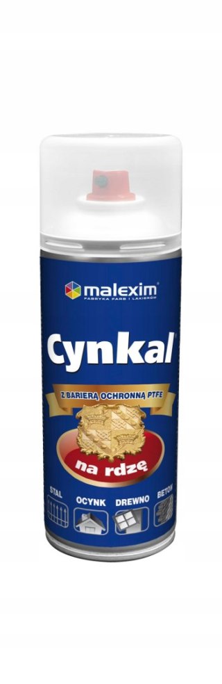 AEROZOL CYNKAL 0.4L SZARY GRAFIT 7024 MALEXIM
