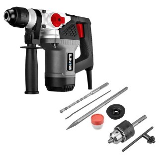 MŁOT UDAROWY OBROTOWY SDS+ 900W, UDAR 4J WALIZKA GRAPHITE