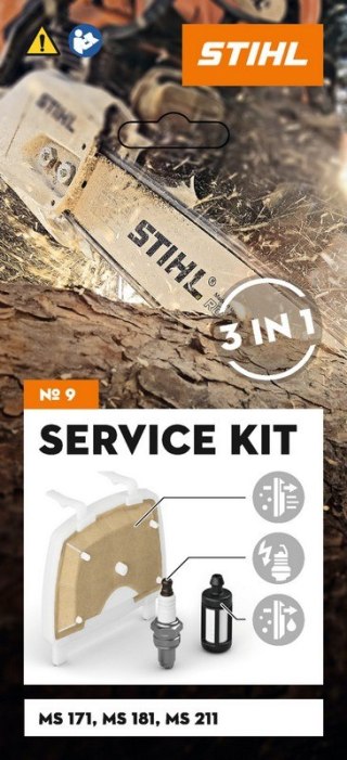 ZESTAW SERWISOWY NR 9 DO PILAREK MS 171,181,211 STIHL