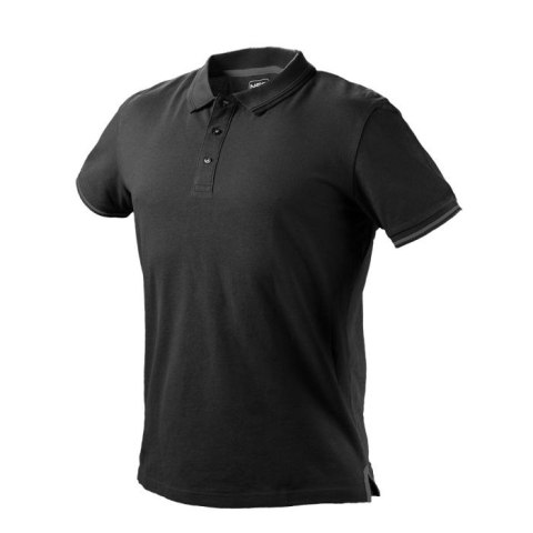 KOSZULKA POLO DENIM CZARNA ROZMIAR XXL NEO