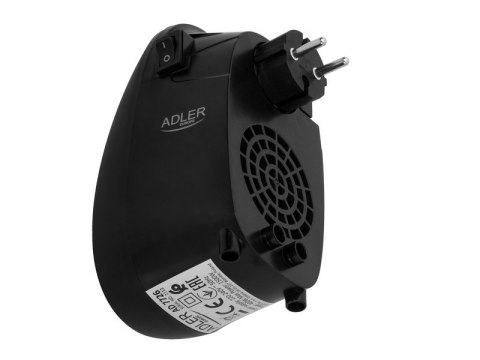 TERMOWENTYLATOR GNIAZDKOWY CZARNY AD 7726 ADLER