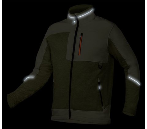 BLUZA SOFTSHELL OUTDOOR ZIELONA ROZMIAR XL NEO
