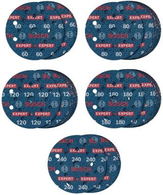 KRĄŻEK ŚCIERNY FOLIA EXPERT O780 125MM 55PC BOSCH