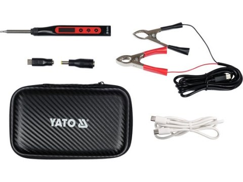 PRZENOŚNA LUTOWNICA CYFROWA T12 65W YATO