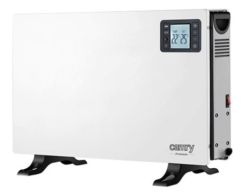GRZEJNIK KONWEKTOROWY LCD Z PILOTEM BIAŁY 2000W CR 7739 CAMRY