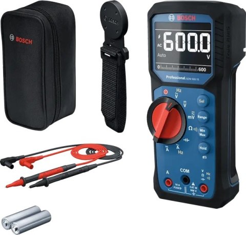 MIERNIK WIELOFUNKCYJNY GDM 600-15 + MH1 WIESZAK MAGNETYCZNY BOSCH